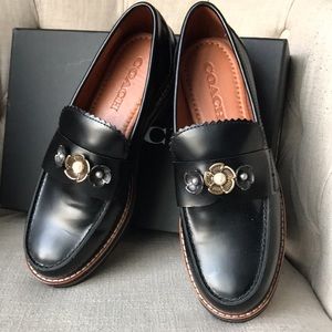 Coach Lenox Loafer Black size 7.5